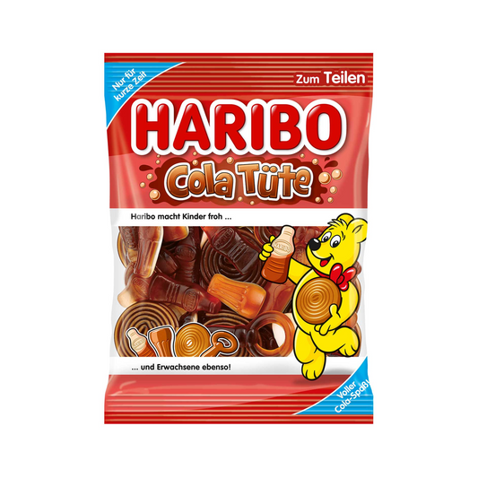 Haribo Cola Tüte 175g foodpipe [Lebensmittel-Lieferservice Rostock]