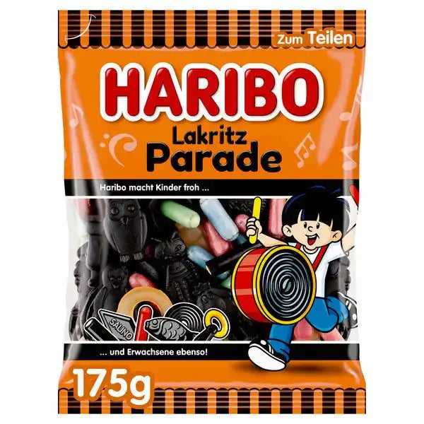 Haribo Lakritz Parade 175g foodpipe [Lebensmittel-Lieferservice Rostock]