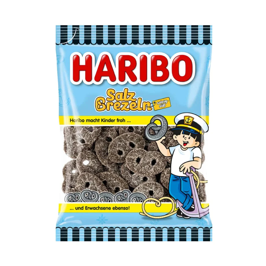 Haribo Lakritz Salz Brezeln 175g foodpipe [Lebensmittel-Lieferservice Rostock]