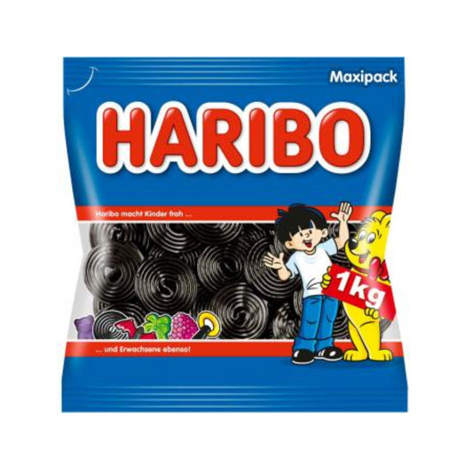 Haribo Lakritz Schnecken 1000g foodpipe [Lebensmittel-Lieferservice Rostock]