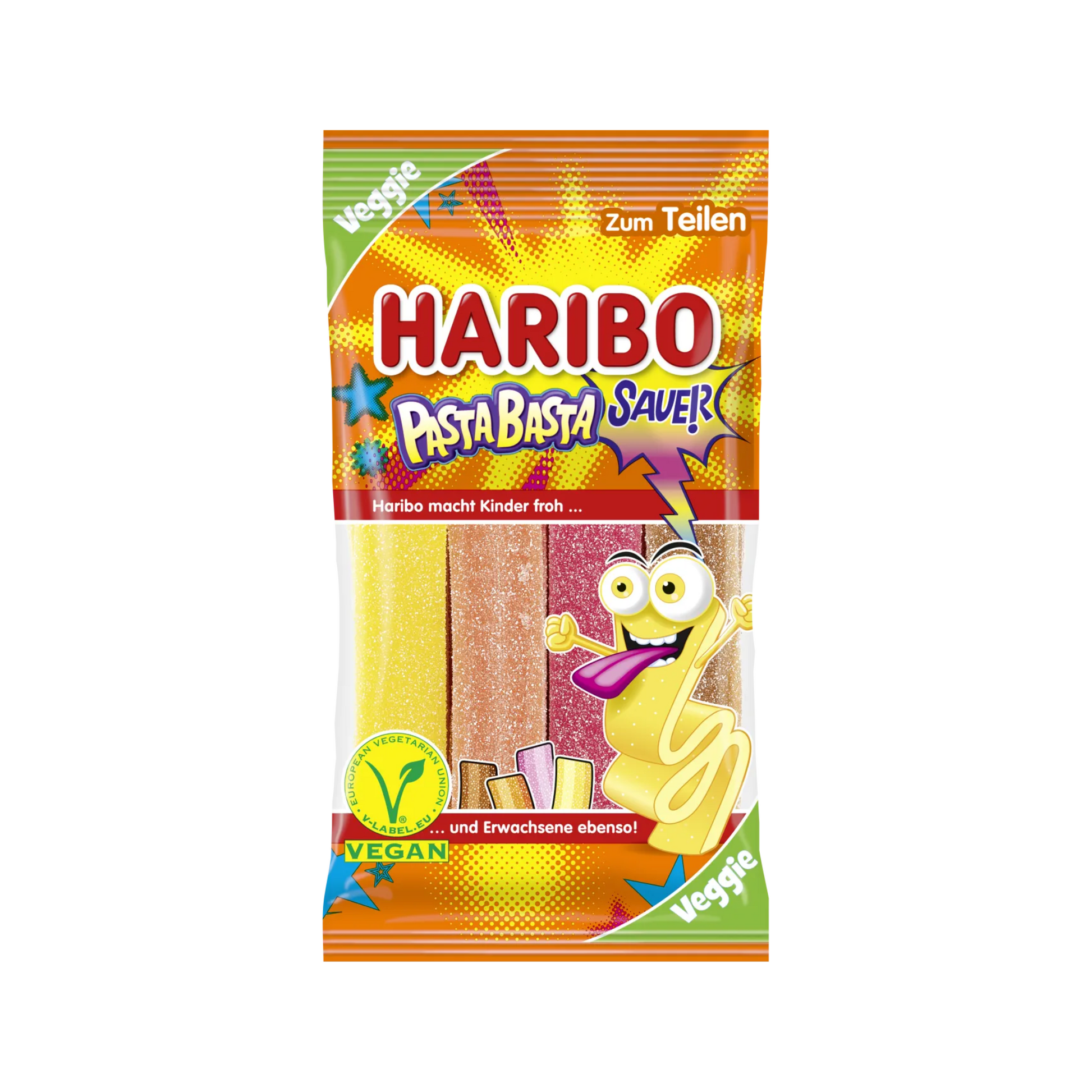 Haribo Pasta Basta Sauer 160g foodpipe [Lebensmittel-Lieferservice Rostock]