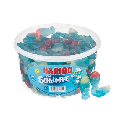 Haribo Schlümpfe 150Stück 1350g foodpipe [Lebensmittel-Lieferservice Rostock]