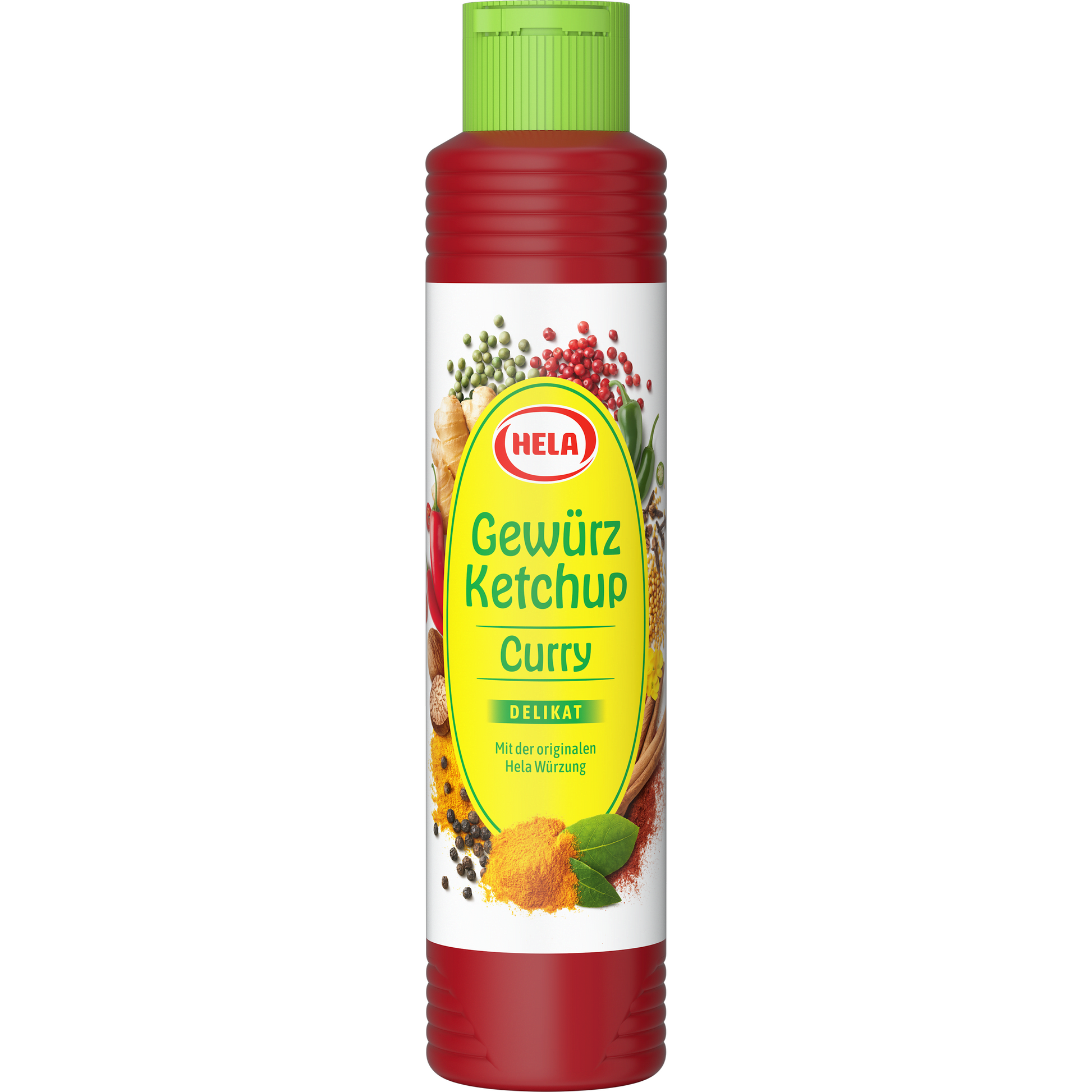 Hela Gewürz Ketchup Curry delikat 500ml foodpipe [Lebensmittel-Lieferservice Rostock]