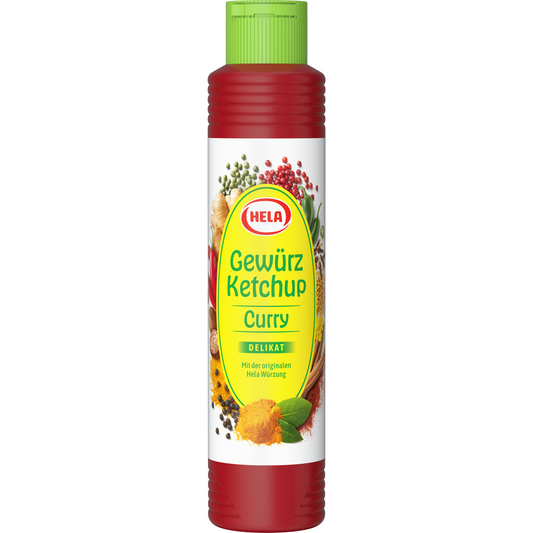 Hela Gewürz Ketchup Curry delikat 500ml foodpipe [Lebensmittel-Lieferservice Rostock]