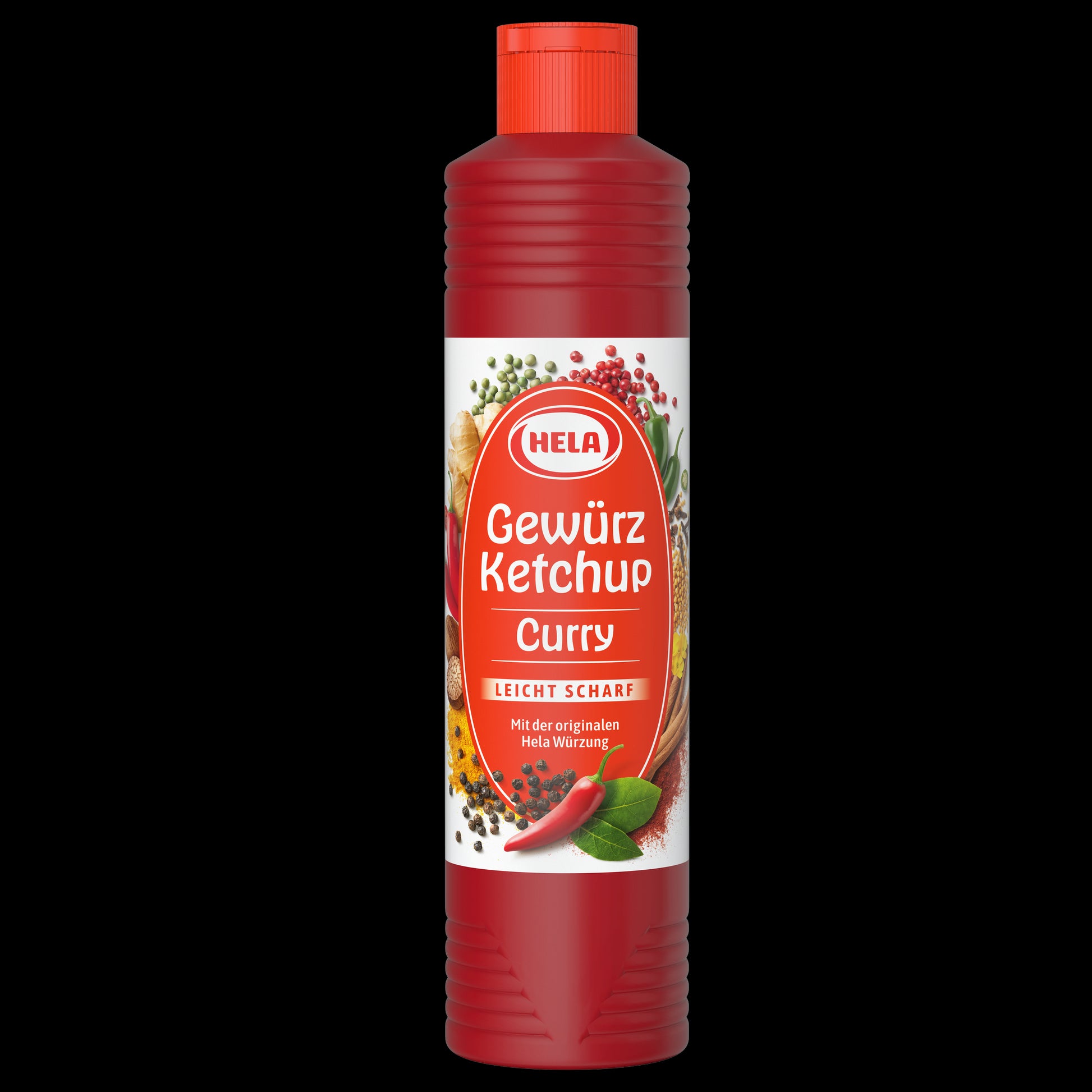Hela Gewürz Ketchup Curry leicht scharf 800ml foodpipe [Lebensmittel-Lieferservice Rostock]