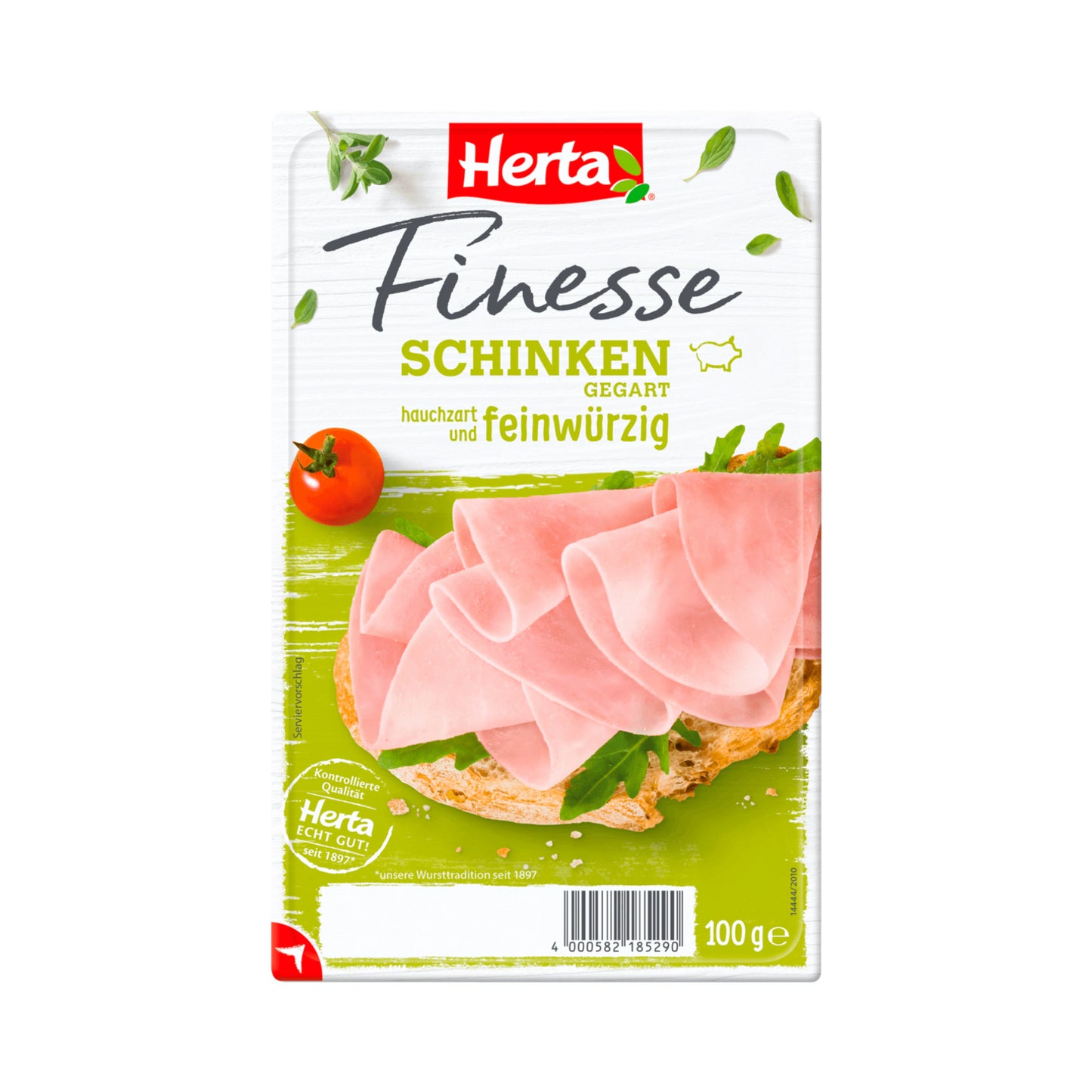 Herta Finesse Schinken hauchzart 100g foodpipe [Lebensmittel-Lieferservice Rostock]