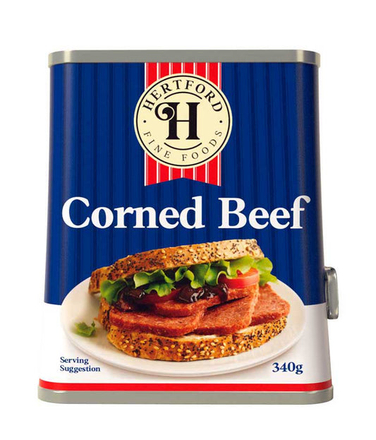 Hertford Canned Corned Beef 340g foodpipe [Lebensmittel-Lieferservice Rostock]