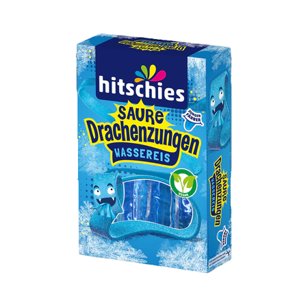 Hitschies Saure Drachenzungen Wassereis blau 0,4l foodpipe [Lebensmittel-Lieferservice Rostock]