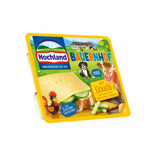 Hochland Sandwich Scheiben Bauernhof 45% Vollfettstufe 150g foodpipe [Lebensmittel-Lieferservice Rostock]