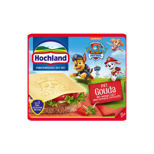 Hochland Sandwich Scheiben Paw Patrol 45% 150g foodpipe [Lebensmittel-Lieferservice Rostock]