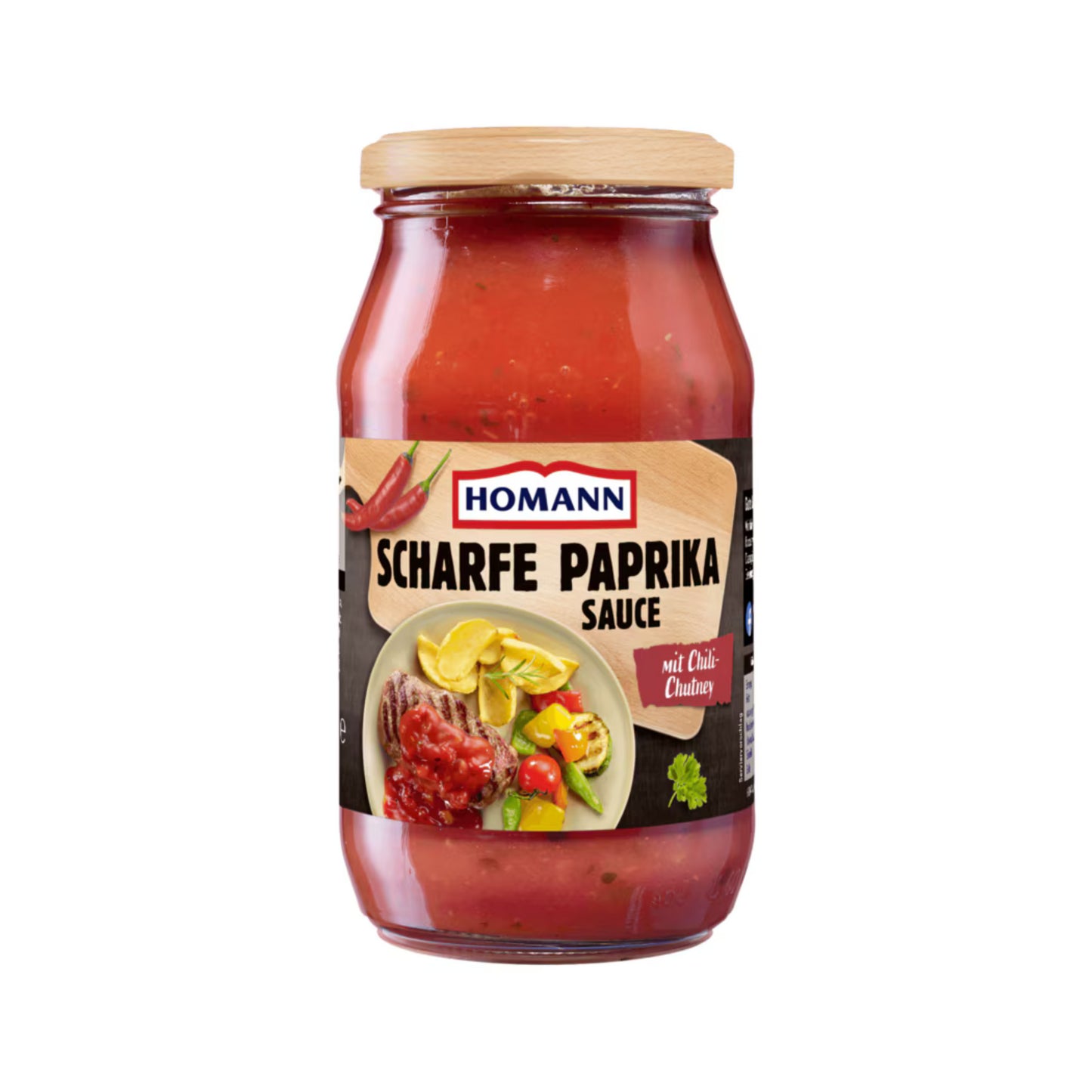 Homann Paprika Sauce 400ml foodpipe [Lebensmittel-Lieferservice Rostock]