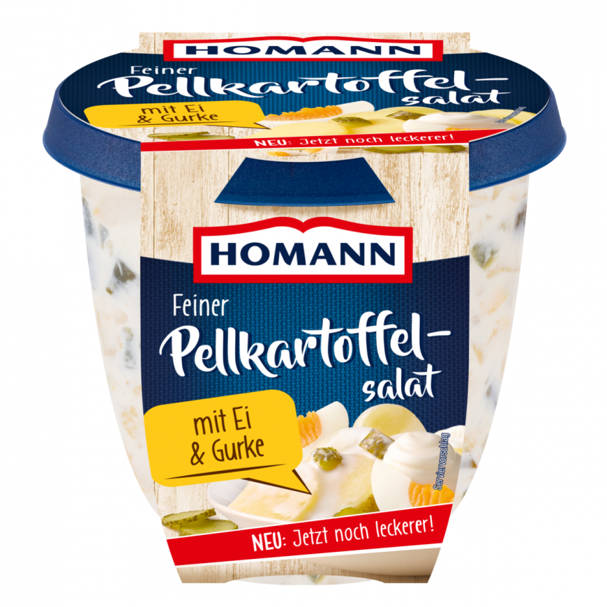 Homann Pellkartoffelsalat Ei&Gurke 400g foodpipe [Lebensmittel-Lieferservice Rostock]