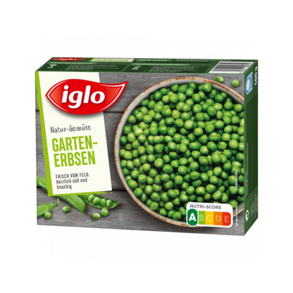 Iglo Feld Frisch Gartenerbsen 400g foodpipe [Lebensmittel-Lieferservice Rostock]