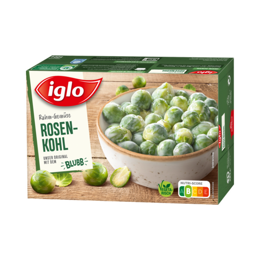 Iglo Rahm Gemüse Rosenkohl 500g foodpipe [Lebensmittel-Lieferservice Rostock]