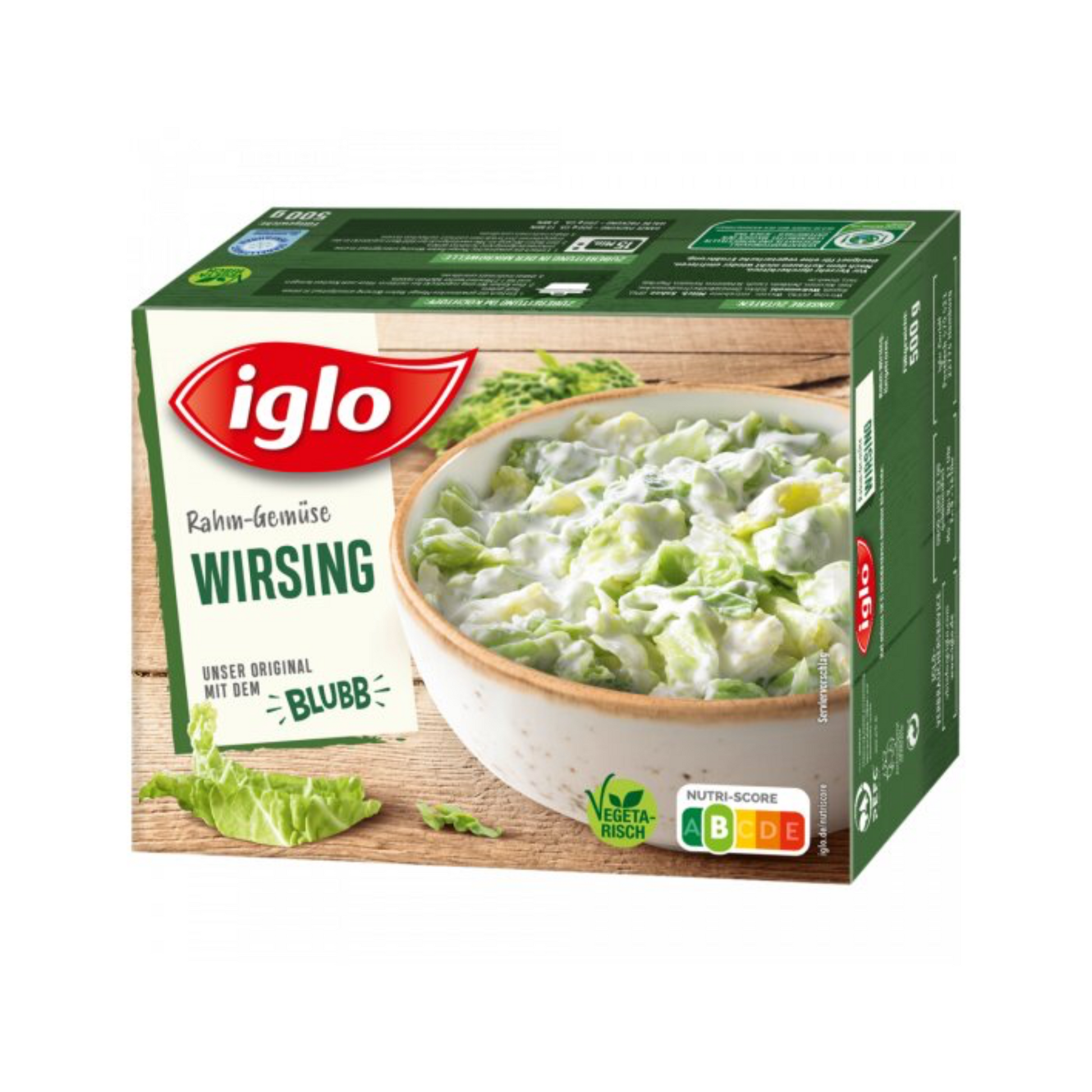 Iglo Rahm-Gemüse Wirsing 500g foodpipe [Lebensmittel-Lieferservice Rostock]