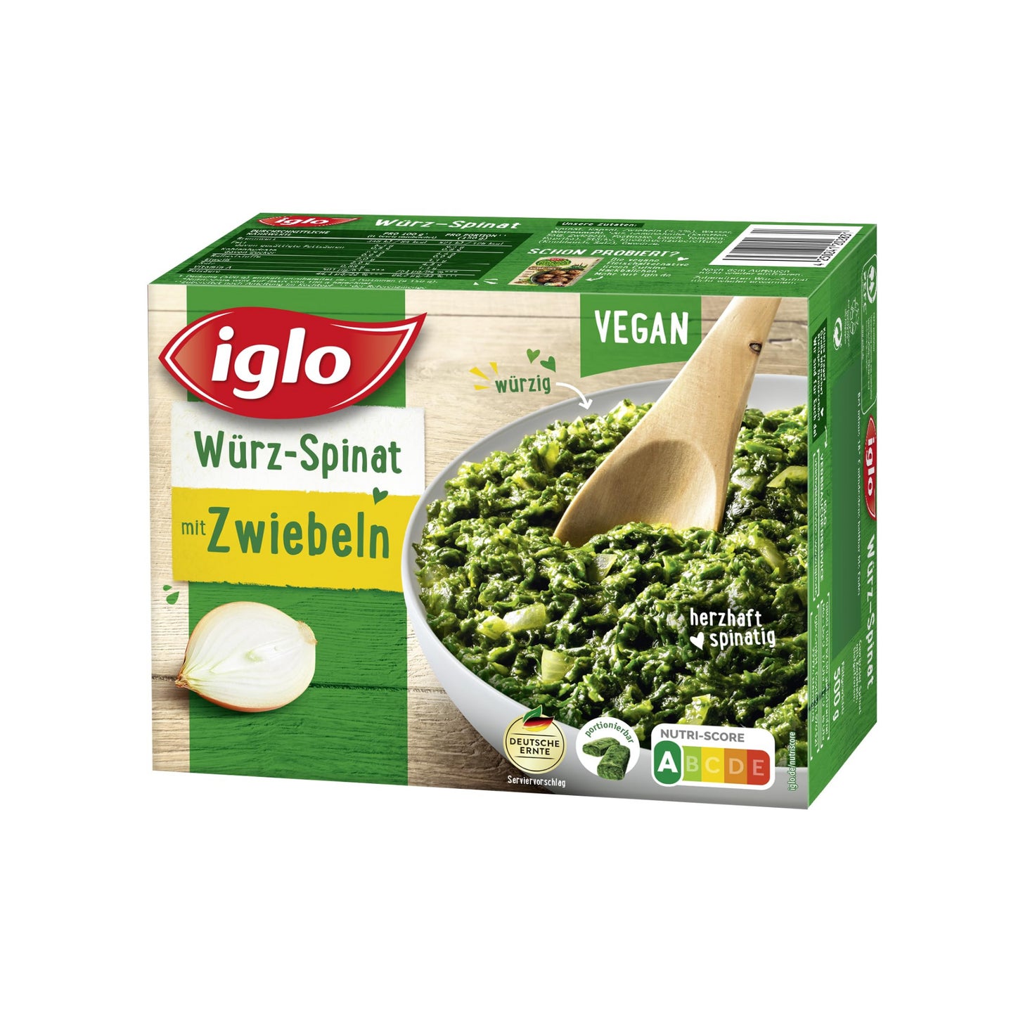 Iglo Würz Spinat portionierbar 500g foodpipe [Lebensmittel-Lieferservice Rostock]