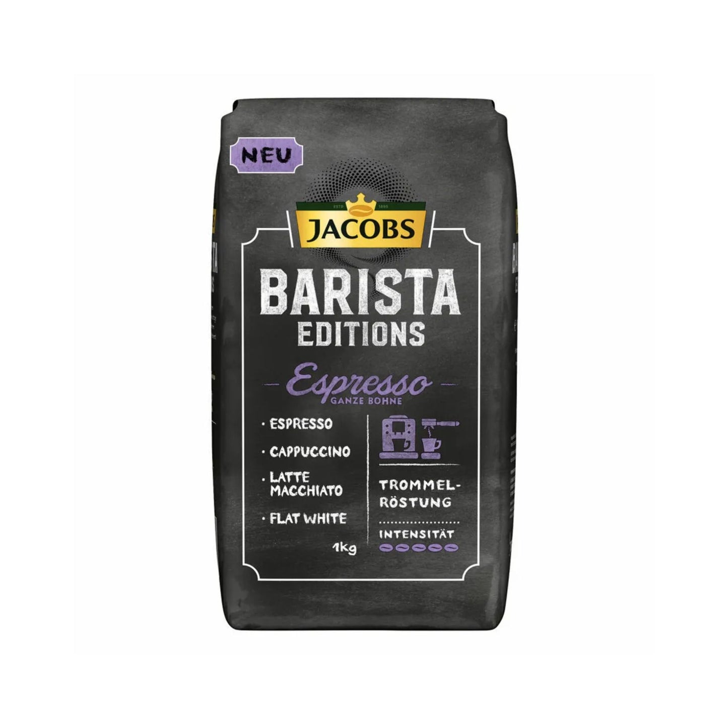 Jacobs Barista Editions Kaffee Crema ganze Bohne 1kg foodpipe [Lebensmittel-Lieferservice Rostock]