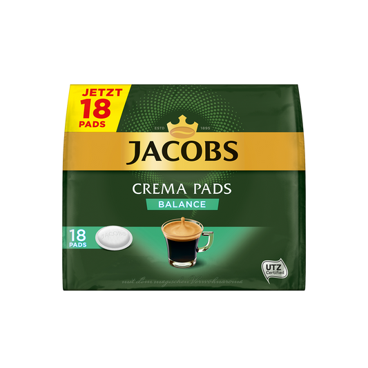 Jacobs Kaffee Pads balance 18ST 118g foodpipe [Lebensmittel-Lieferservice Rostock]