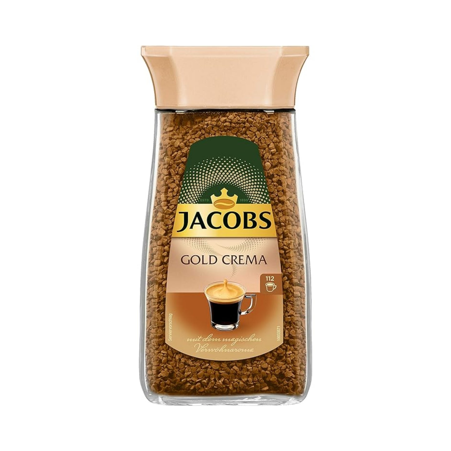 Jacobs Löslicher Kaffee Crema 200g foodpipe [Lebensmittel-Lieferservice Rostock]