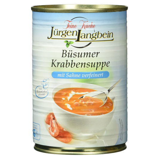 Jürgen Langbein Büsumer Krabbensuppe 400ml foodpipe [Lebensmittel-Lieferservice Rostock]