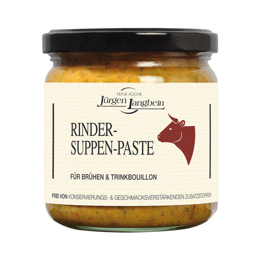 Jürgen Langbein Rinder Suppen Paste 400g foodpipe [Lebensmittel-Lieferservice Rostock]