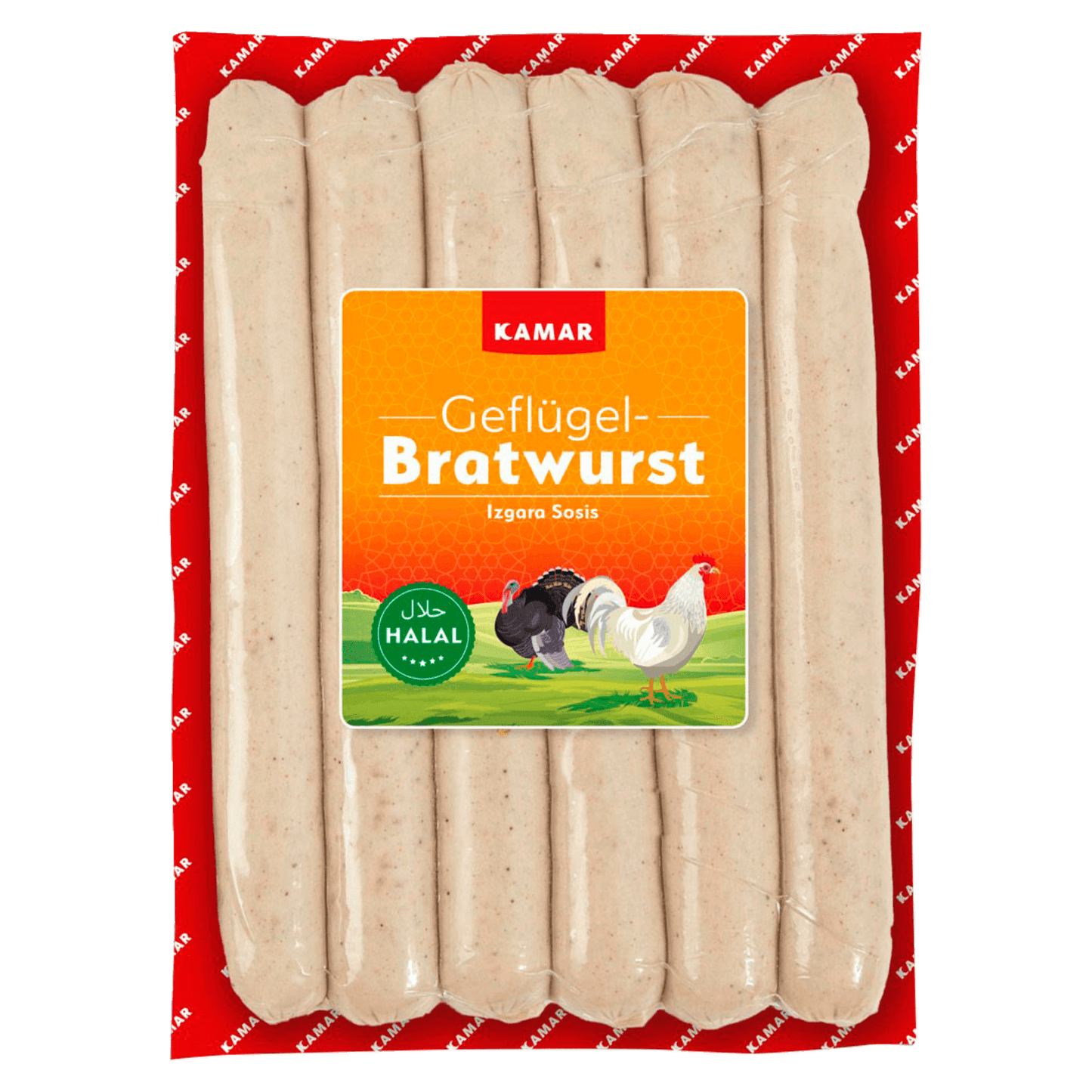 Kamar Geflügelbratwurst 500g foodpipe [Lebensmittel-Lieferservice Rostock]