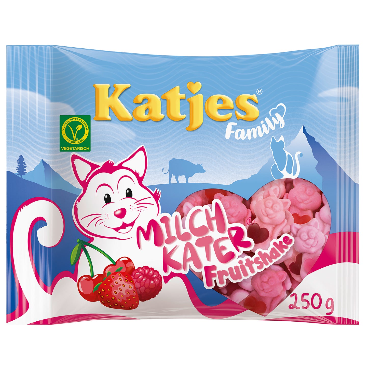 Katjes Family Milchkater Fruitshake 250g foodpipe [Lebensmittel-Lieferservice Rostock]