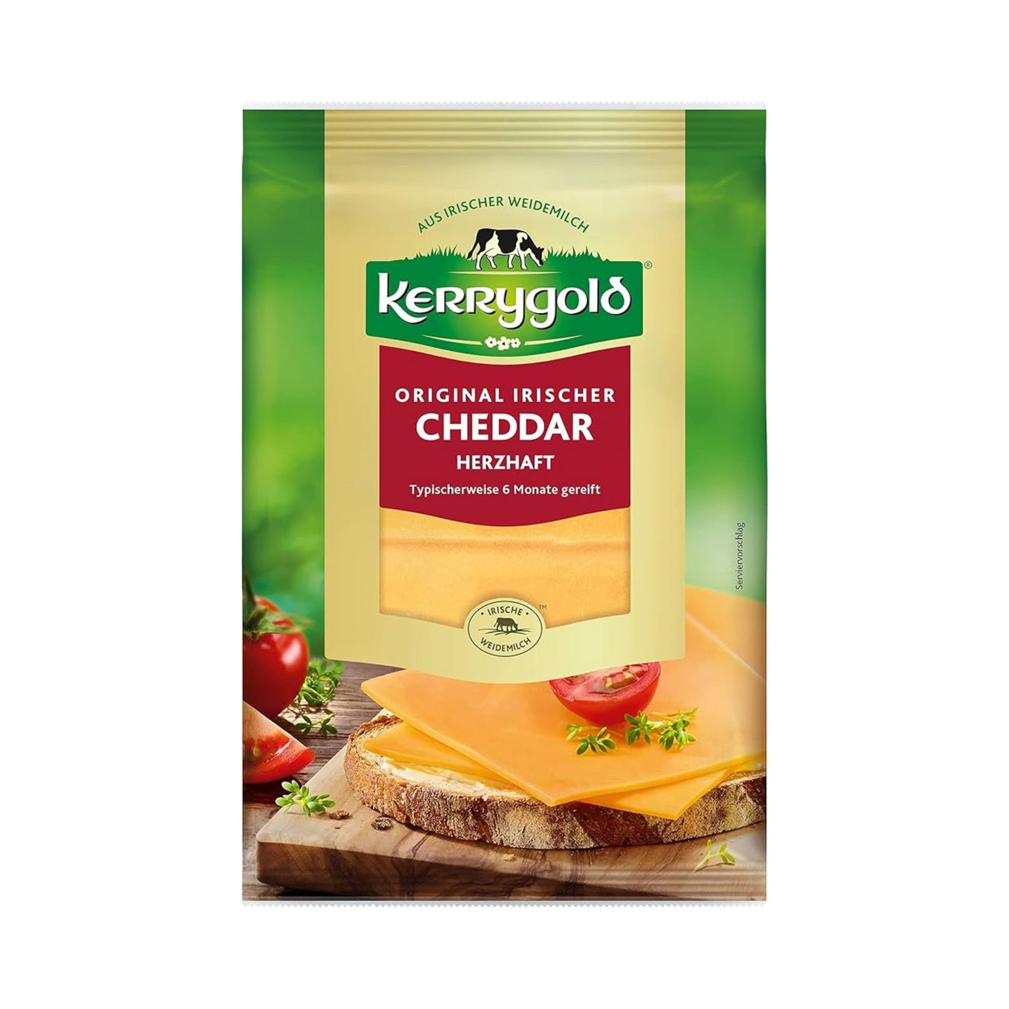 Kerrygold Original Irischer Cheddar herzhaft 50%Fett i.Tr.150g foodpipe [Lebensmittel-Lieferservice Rostock]