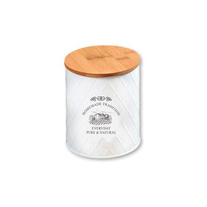 Kesper Aufbewahrungsdose Metall Deckel Bambus FSC foodpipe [Lebensmittel-Lieferservice Rostock]