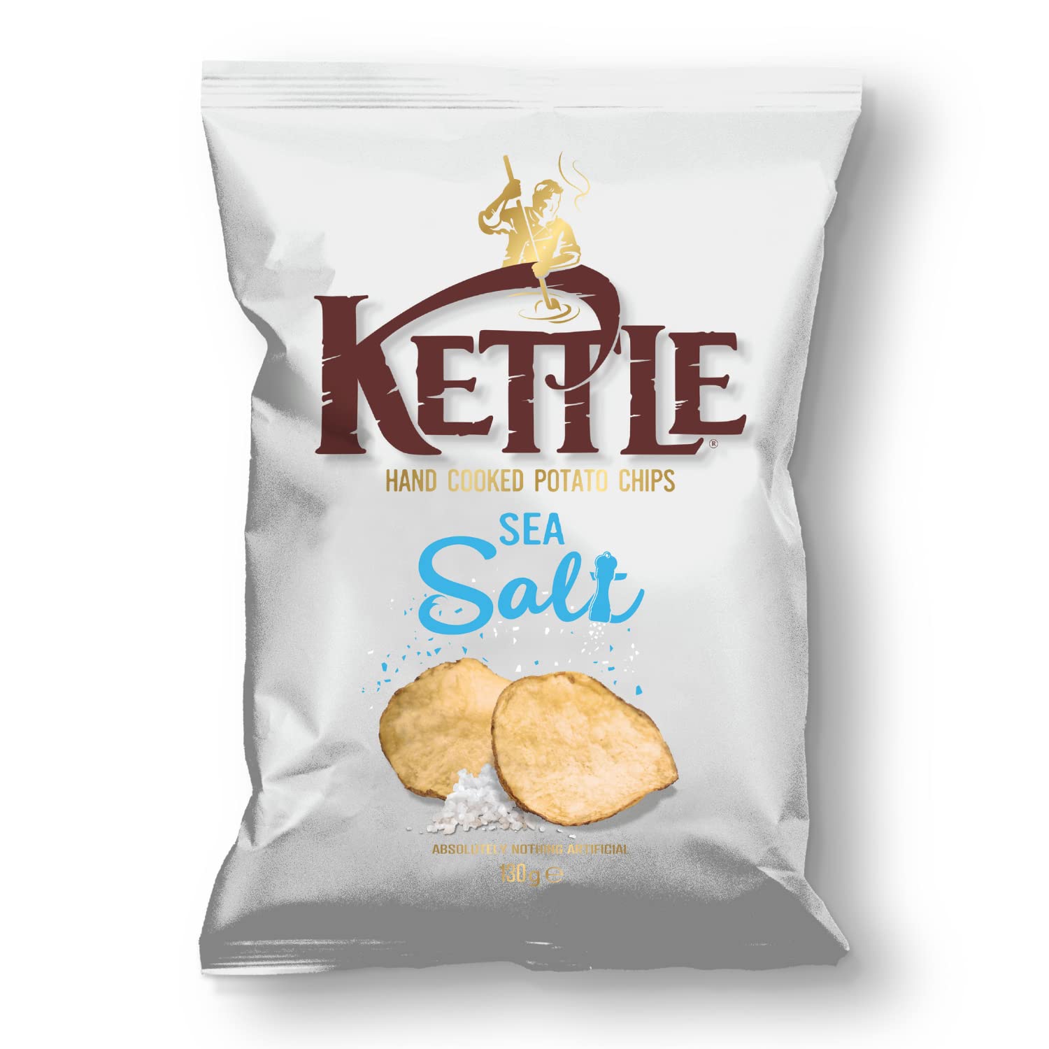 Kettle Chips Sea Salt 130g foodpipe [Lebensmittel-Lieferservice Rostock]