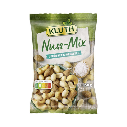 Kluth Nuss Mix geröstet+gesalzen 150g foodpipe [Lebensmittel-Lieferservice Rostock]
