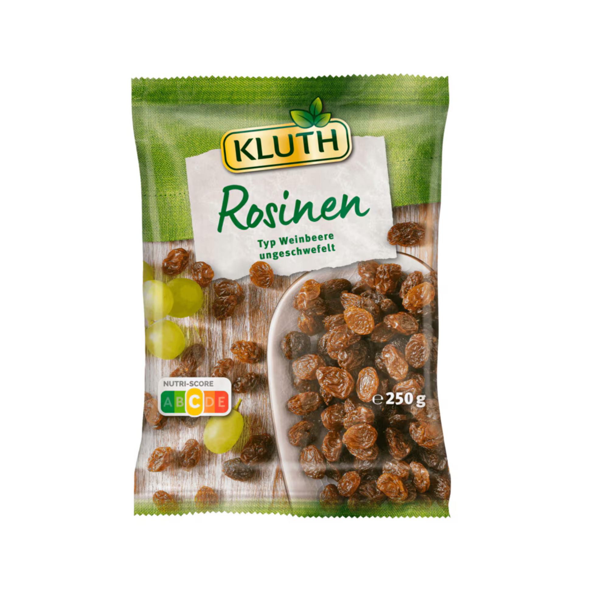 Kluth Rosinen Typ Weinbeere 250g foodpipe [Lebensmittel-Lieferservice Rostock]