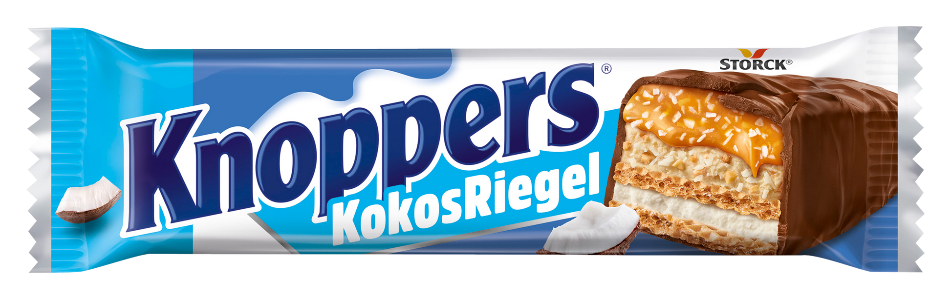 Knoppers Riegel Kokos 40g foodpipe [Lebensmittel-Lieferservice Rostock]