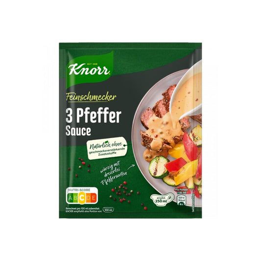 Knorr Feinschmecker 3 Pfeffer-Sauce für 250ml 40g foodpipe [Lebensmittel-Lieferservice Rostock]