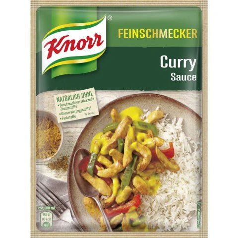 Knorr Feinschmecker Curry Sauce für 250ml 47g foodpipe [Lebensmittel-Lieferservice Rostock]