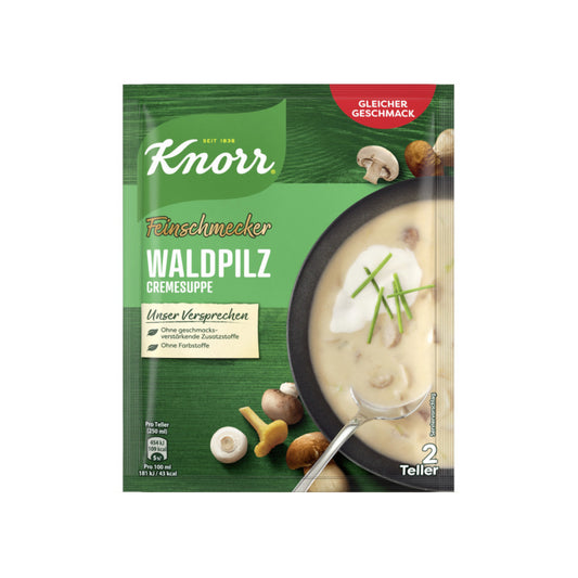 Knorr Feinschmecker Waldpilz Suppe für 500ml 48g foodpipe [Lebensmittel-Lieferservice Rostock]