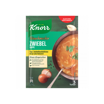 Knorr Feinschmecker Zwiebel Suppe für 750ml 62g foodpipe [Lebensmittel-Lieferservice Rostock]