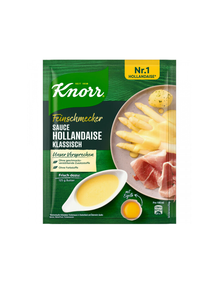 Knorr Feinschmecker a la Hollandaise Sauce für 250ml 35g foodpipe [Lebensmittel-Lieferservice Rostock]