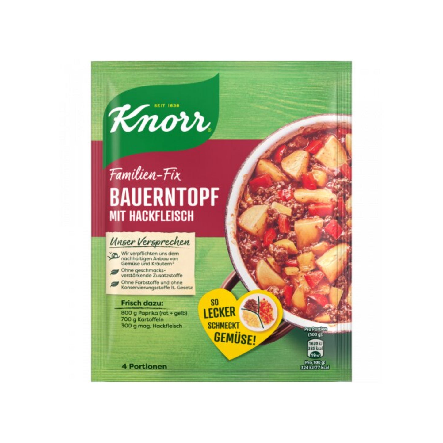 Knorr Fix Bauerntopf mit Hackfleisch 43g foodpipe [Lebensmittel-Lieferservice Rostock]