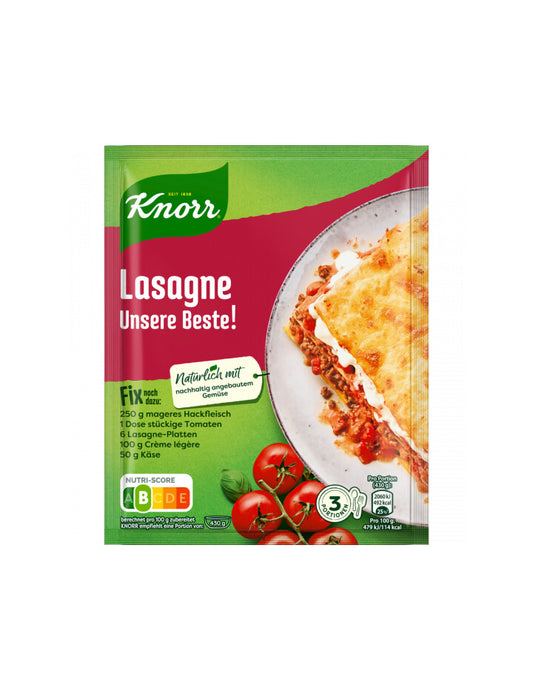 Knorr Fix Beste Lasagne 53g foodpipe [Lebensmittel-Lieferservice Rostock]