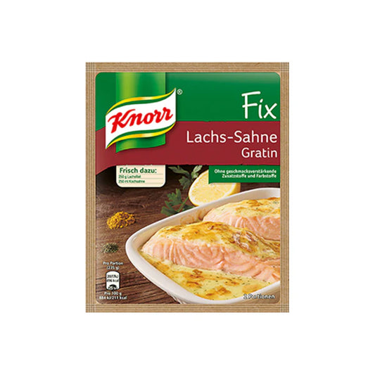 Knorr Fix Lachs Sahne-Gratin 28g foodpipe [Lebensmittel-Lieferservice Rostock]