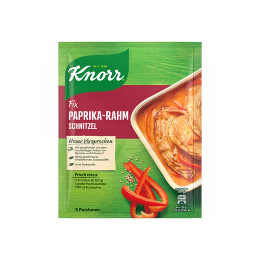 Knorr Fix Paprika Rahmschnitzel 43g foodpipe [Lebensmittel-Lieferservice Rostock]