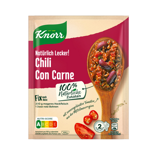 Knorr Natürlich Lecker Chili con Carne 47g foodpipe [Lebensmittel-Lieferservice Rostock]