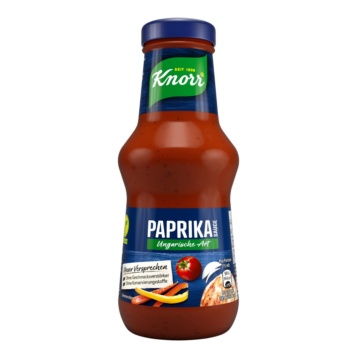 Knorr Paprika Sauce Ungarische Art 250ml foodpipe [Lebensmittel-Lieferservice Rostock]