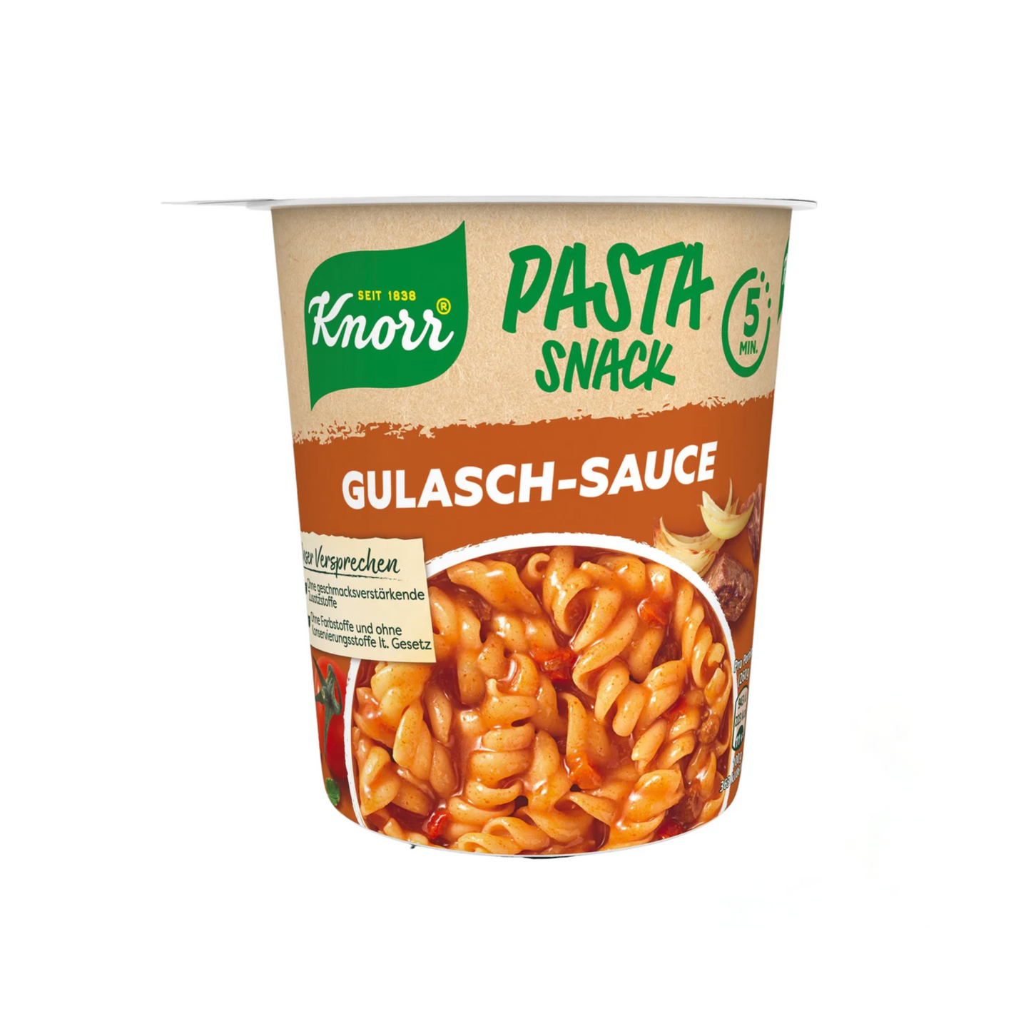 Knorr Pasta Snack Gulasch 60g foodpipe [Lebensmittel-Lieferservice Rostock]