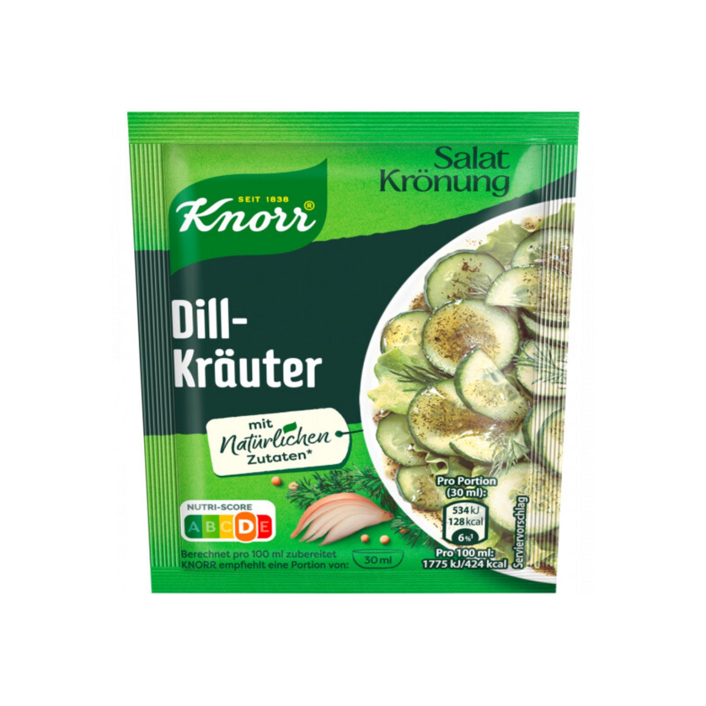 Knorr Salatkrönung trocken Dill Kräuter für 450ml 45g foodpipe [Lebensmittel-Lieferservice Rostock]