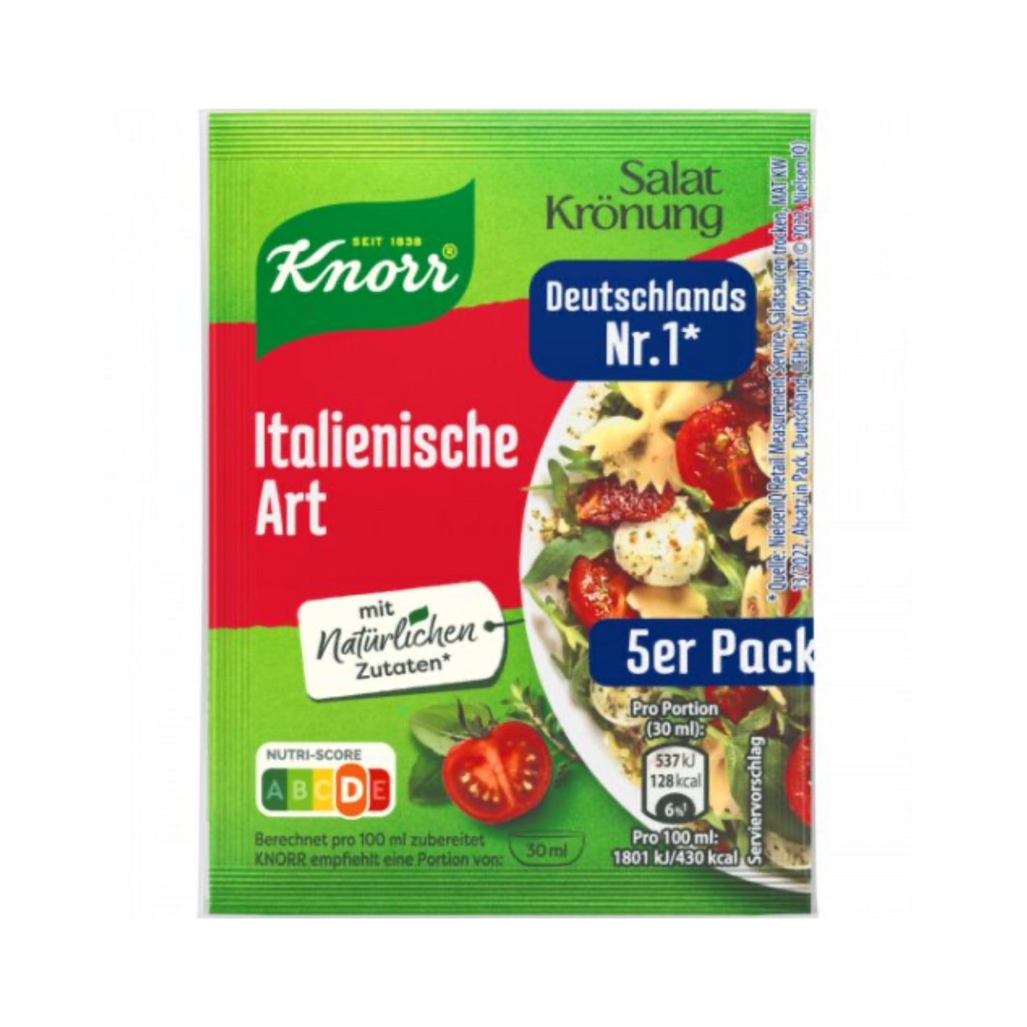 Knorr Salatkrönung trocken Italienische Art für 450ml 40g foodpipe [Lebensmittel-Lieferservice Rostock]