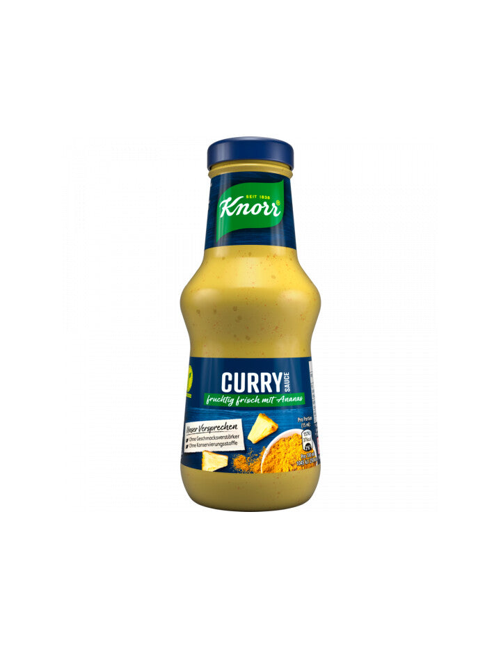 Knorr Schlemmersauce Curry 250ml foodpipe [Lebensmittel-Lieferservice Rostock]