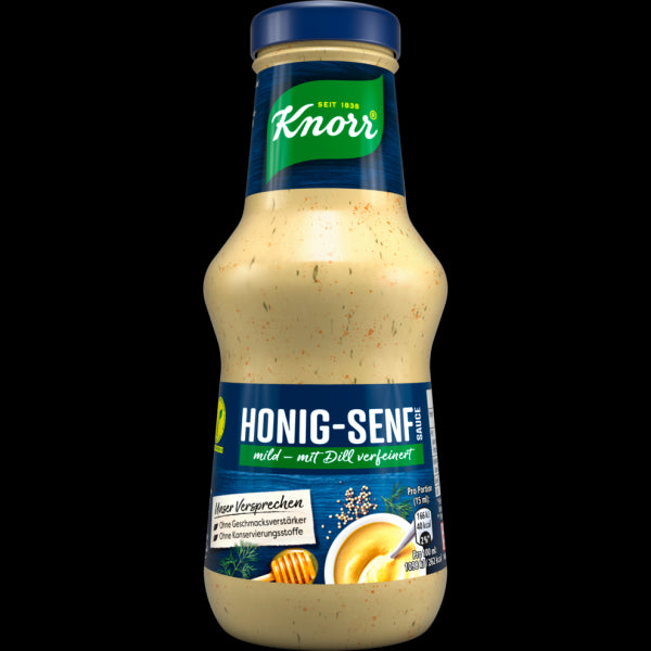 Knorr Schlemmersauce Honig-Senf-Dill 250ml foodpipe [Lebensmittel-Lieferservice Rostock]