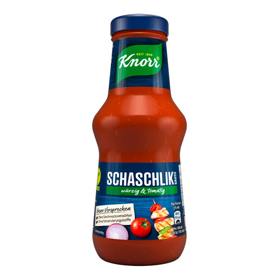 Knorr Schlemmersauce Schaschlik 250ml foodpipe [Lebensmittel-Lieferservice Rostock]